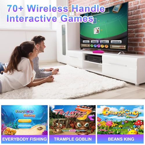 Grey TV Game Console with 2.4G Wireless Gamepad E637203