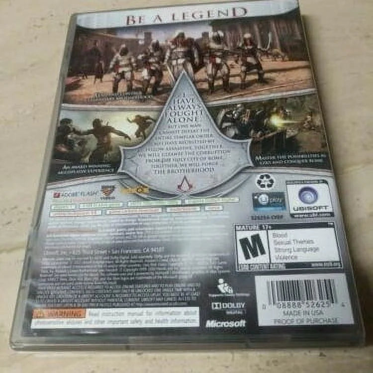 Assassins Creed Brotherhood Xbox 360 G5149