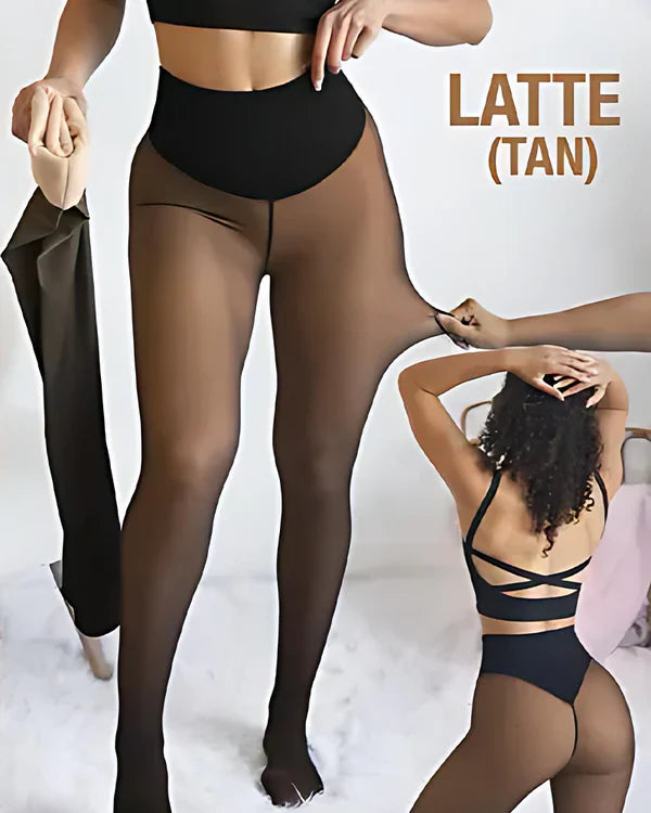 Compression Fleece Lined Tights L243