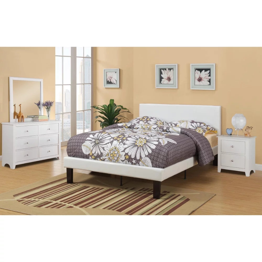 White Twin Bed N6973