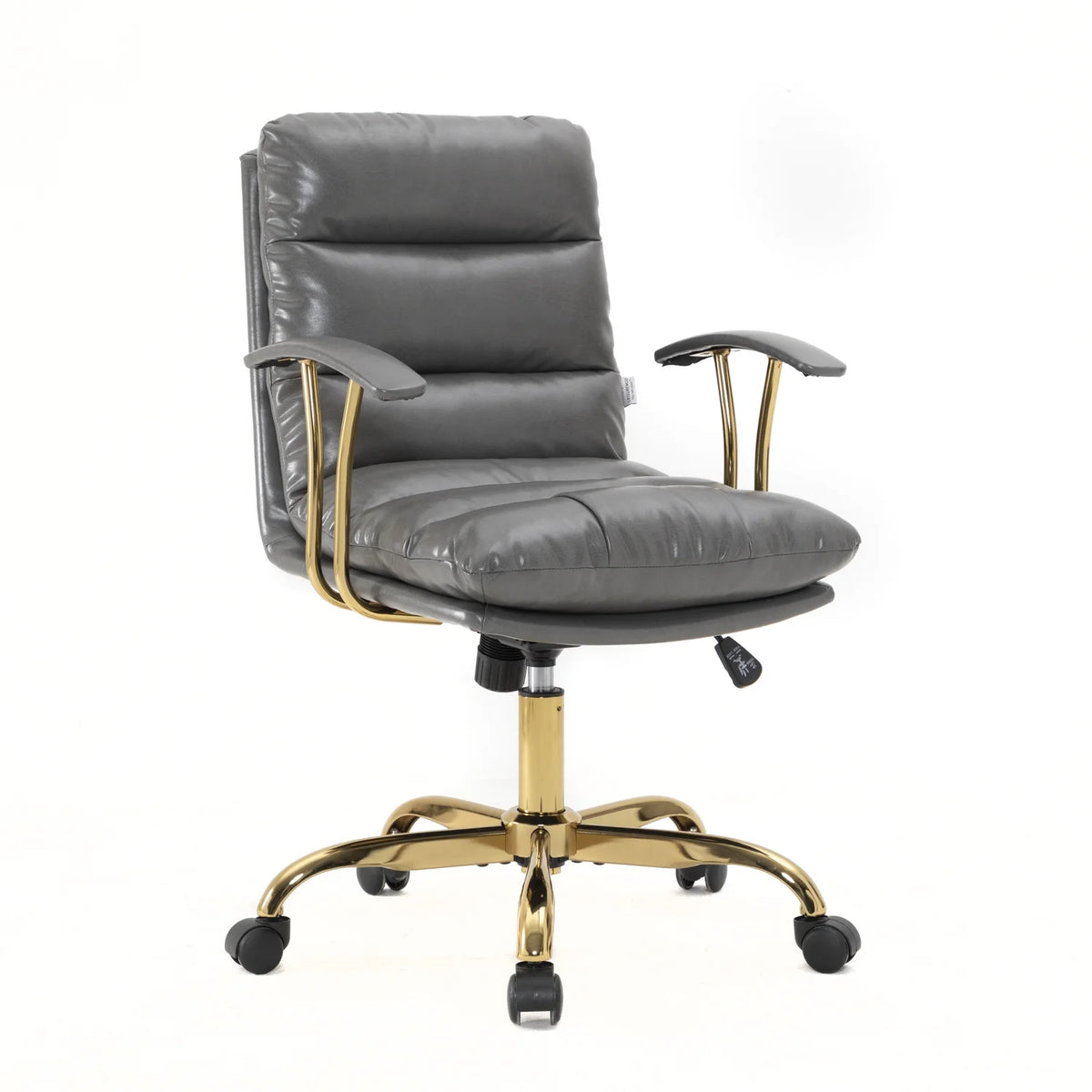 Padded Leather Adjustable Executive Office Chair with Tilt & 360 Degree Swivel C97626