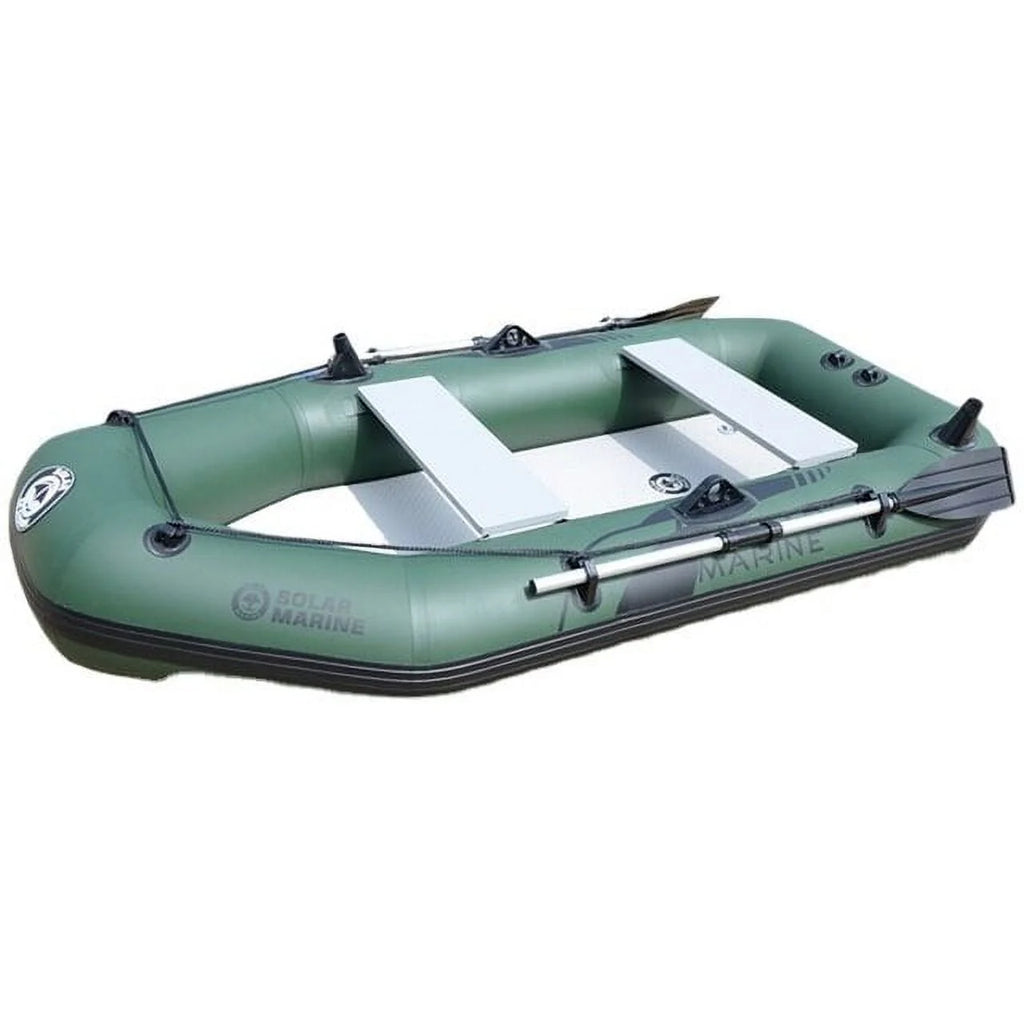 2.3m PVC Inflatable Rowing Boat with Oars and Pump Y94574