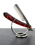 Red Tortoise Shell Straight Razor Y724