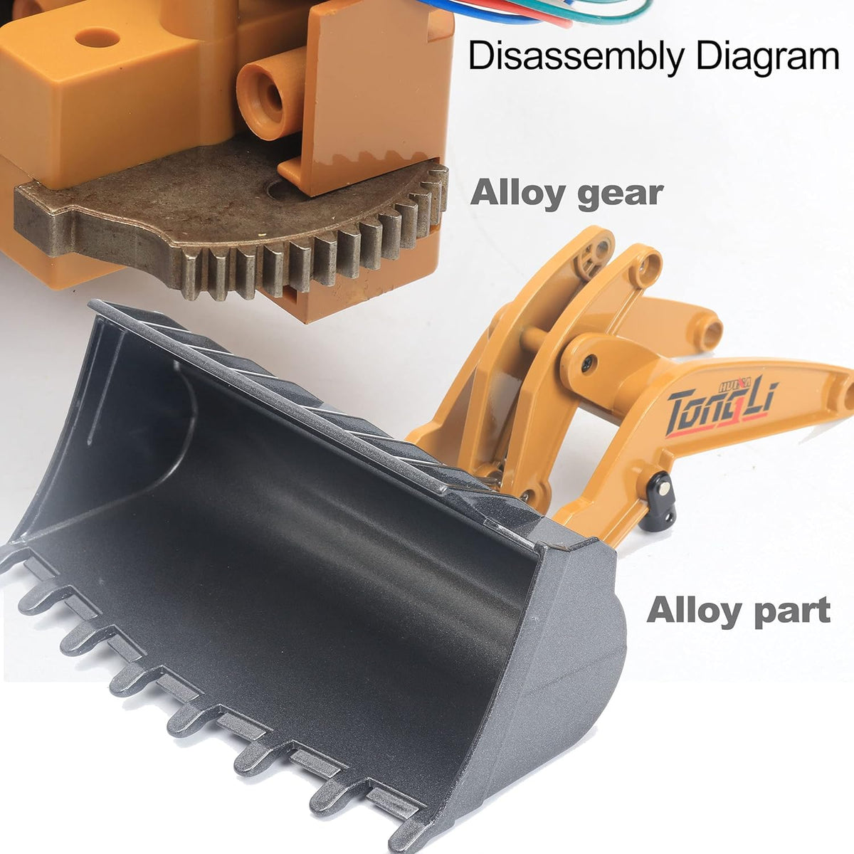 1:14 Metal Remote Control Construction Loader R4693