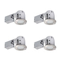 Brushed Nickel 4 in. Recessed Lighting Kit N38414