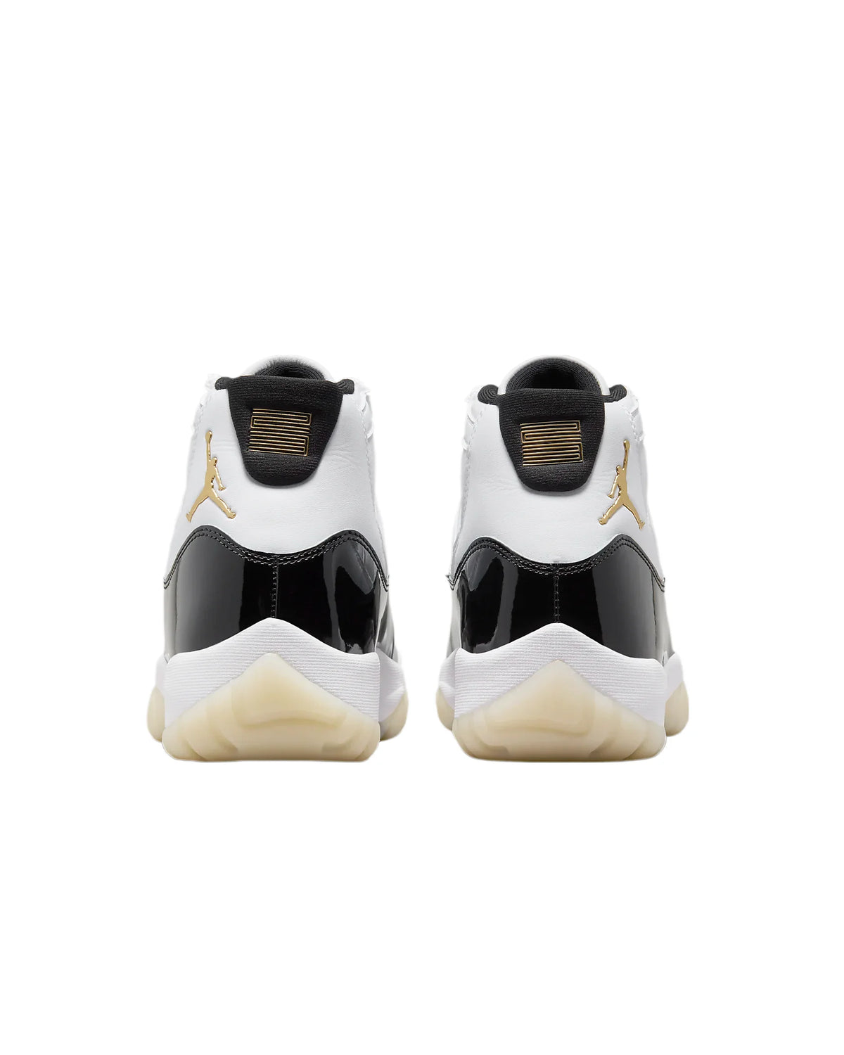 White Metallic Gold-Black Sneaker P562