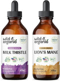 Milk Thistle Tincture 4 fl oz & Lion's Mane Tincture 4 fl oz N788