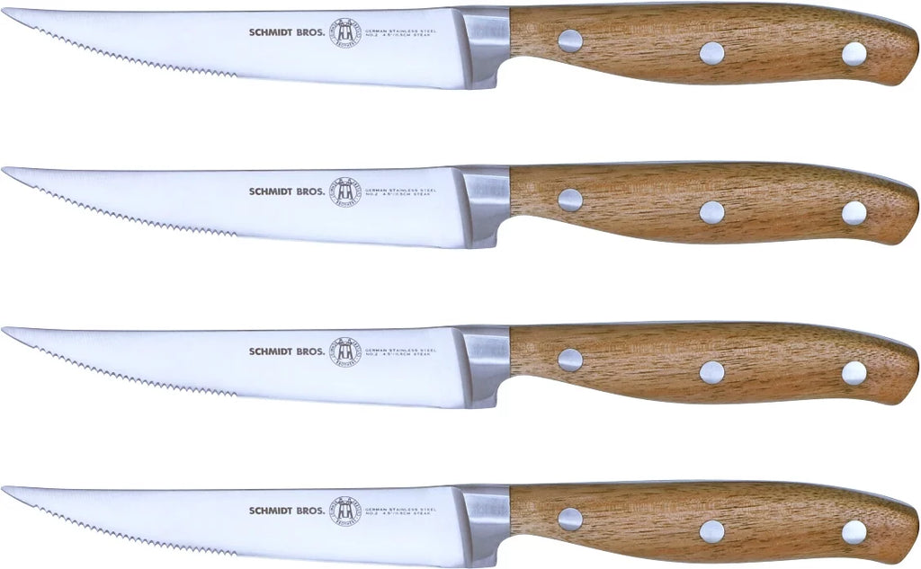 4 Pc Forged Stainless Steel Steak Knife Set S466