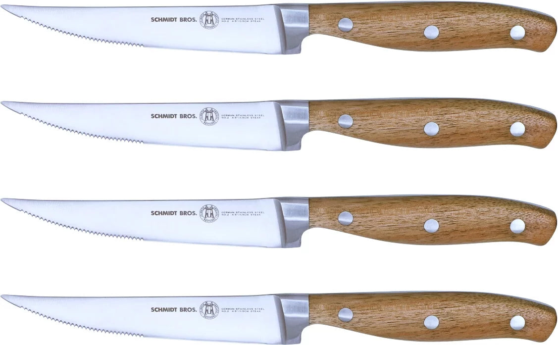 4 Pc Forged Stainless Steel Steak Knife Set S466