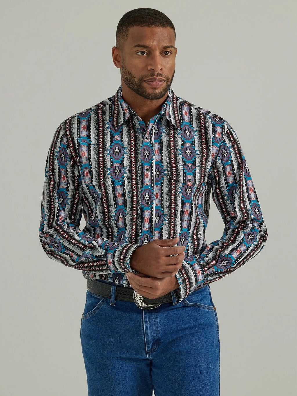 Long Sleeve Button Down Shirt C356