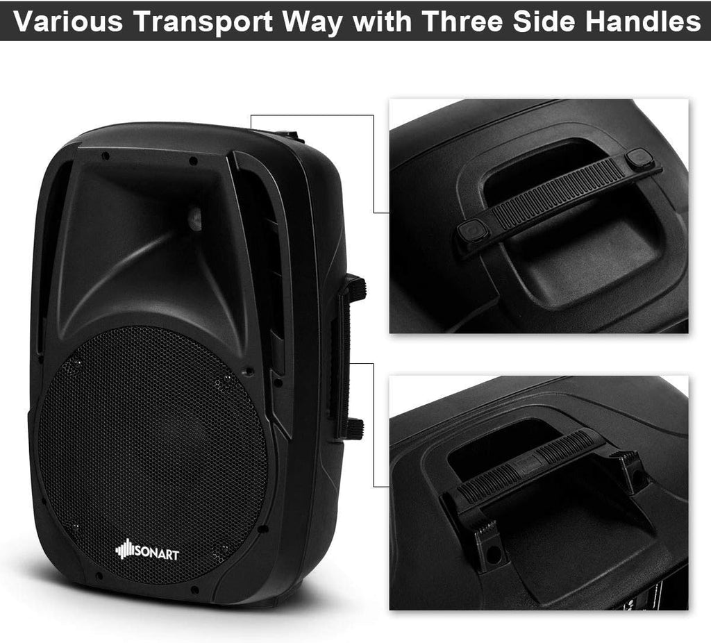 1600W 2-Way Powered PA Speaker System T994