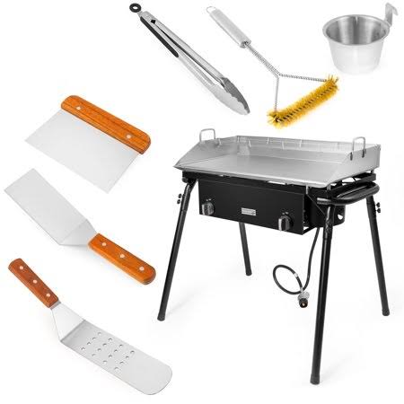 9pc Outdoor Camping Griddle Stove with Carrying Bag U2339