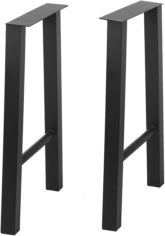 Black Metal Table Legs 2 PCS U8042
