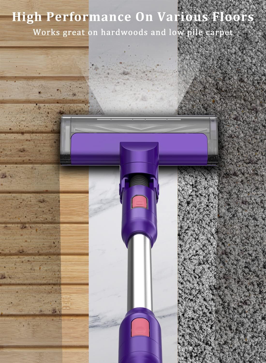Cordless Stick Vacuum Cleaner with Detachable Battery K69980