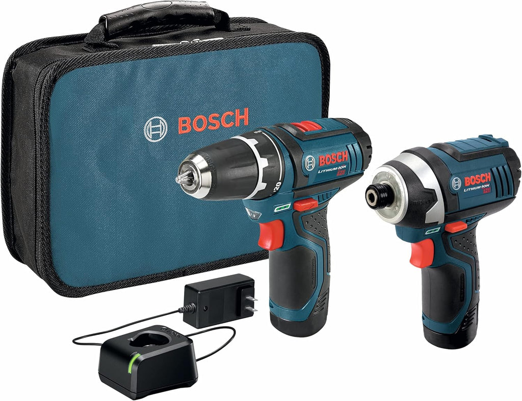 12-Volt Cordless Drill and Impact Driver Combo Kit with 2 Batteries T75640