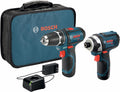 12-Volt Cordless Drill and Impact Driver Combo Kit with 2 Batteries T75640