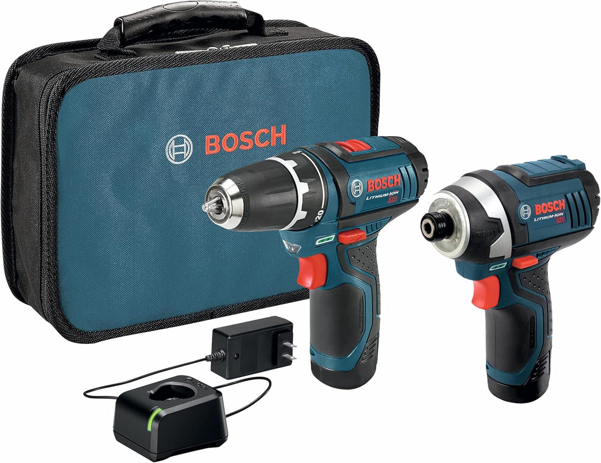 12-Volt Cordless Drill and Impact Driver Combo Kit with 2 Batteries T75640