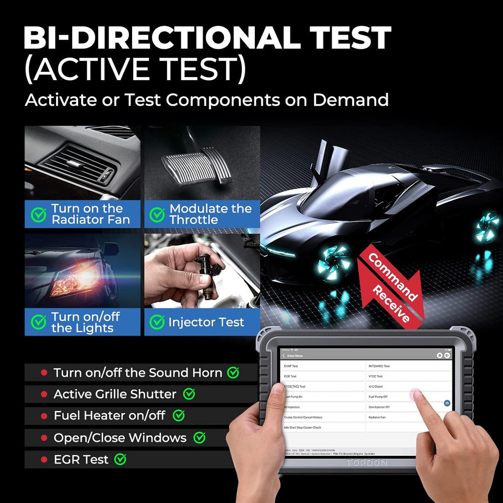 Bidirectional Scan Tool with 10.1-inch Screen U55333