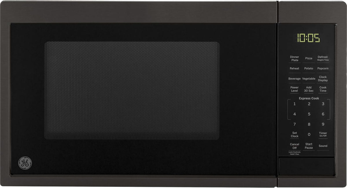 0.9 Cubic Feet 900 Watts Black Stainless Steel Microwave Oven I1801