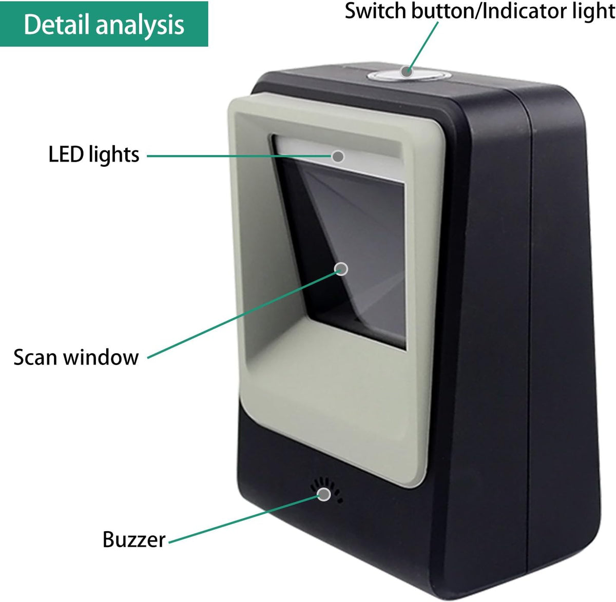2D QR Barcode Scanner Pack of 2 R121115