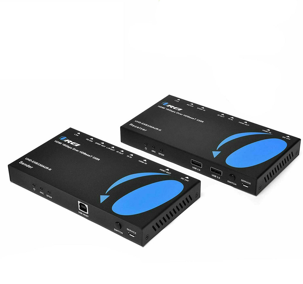 4K HDMI Extender Balun Over Single CAT5e/6/7 Cable F400