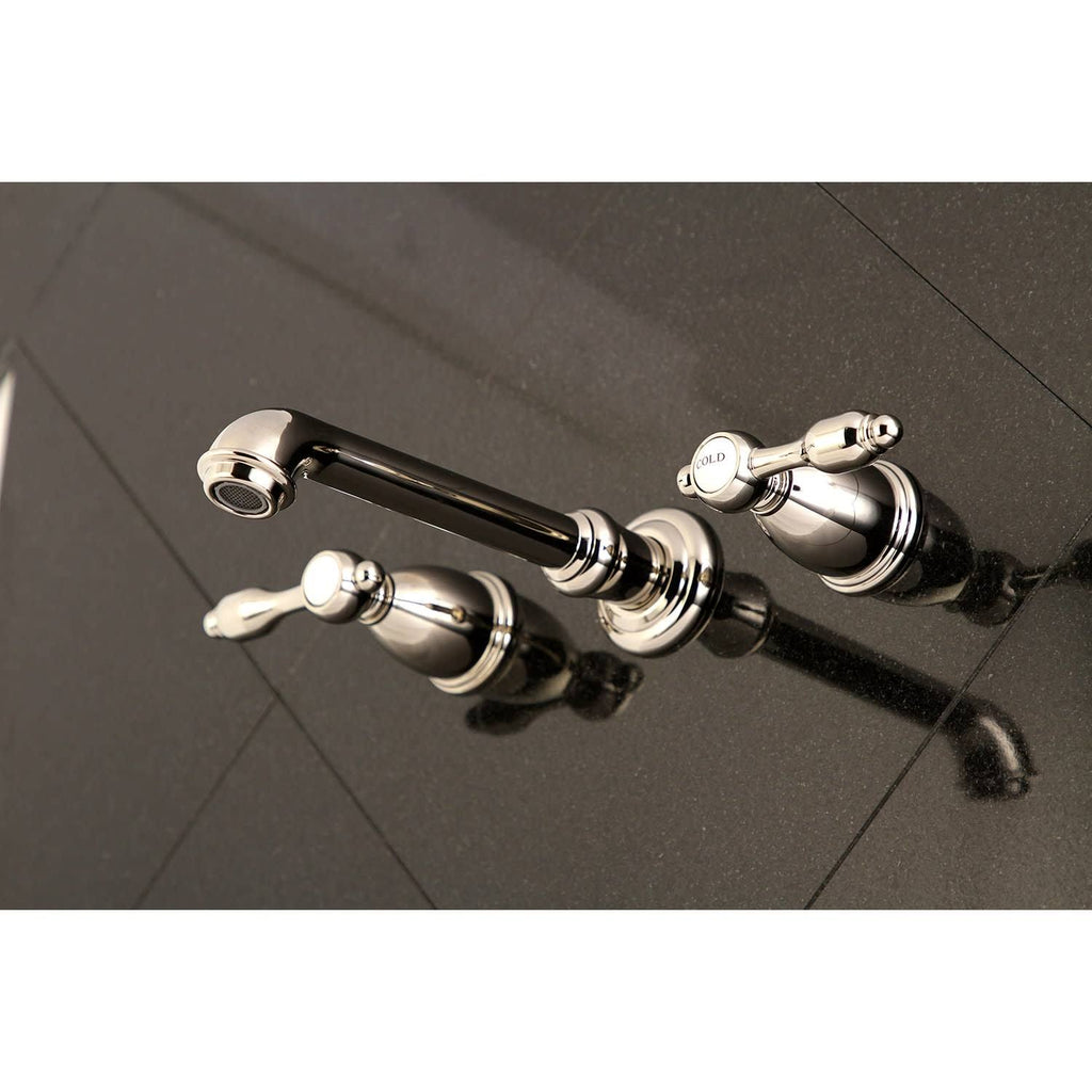 2-Handle Wall Mount Roman Tub Faucet, Oil Rubbed Bronze S4599