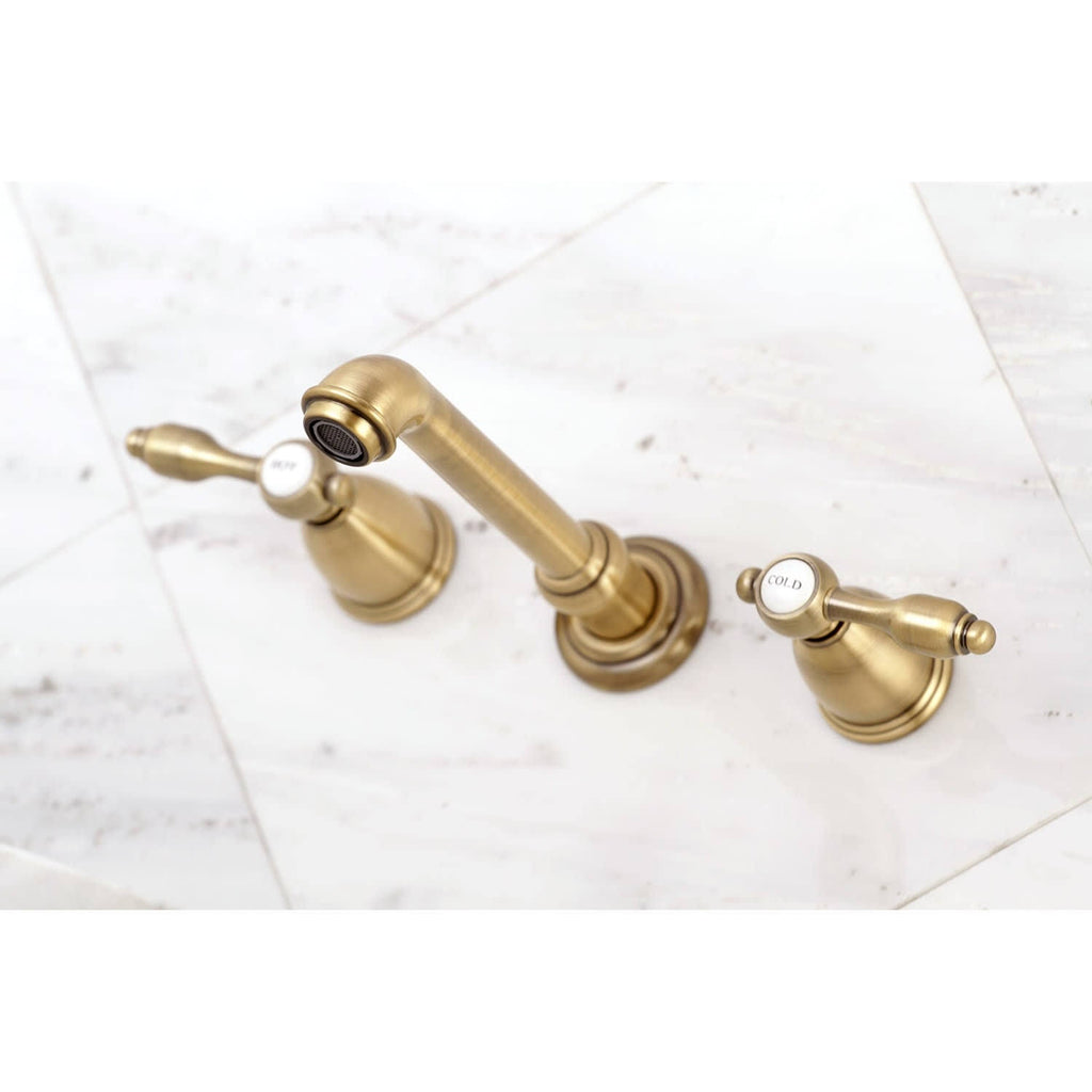 2-Handle Wall Mount Roman Tub Faucet, Oil Rubbed Bronze S4599