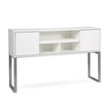 White Office Cabinet with Doors H657