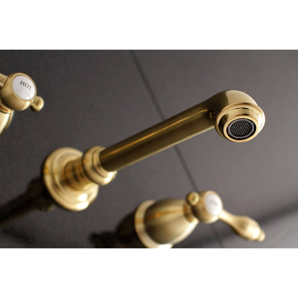 2-Handle Wall Mount Roman Tub Faucet, Oil Rubbed Bronze S4599