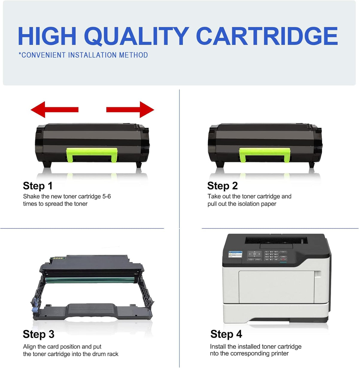 Compatible B2650 Series Toner Cartridge Replacement (1 Black) R16972