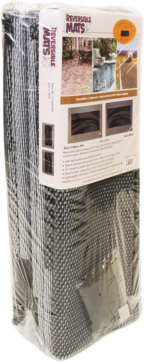 8-Feet x 18-Feet Reversible RV Camping Mat R373486