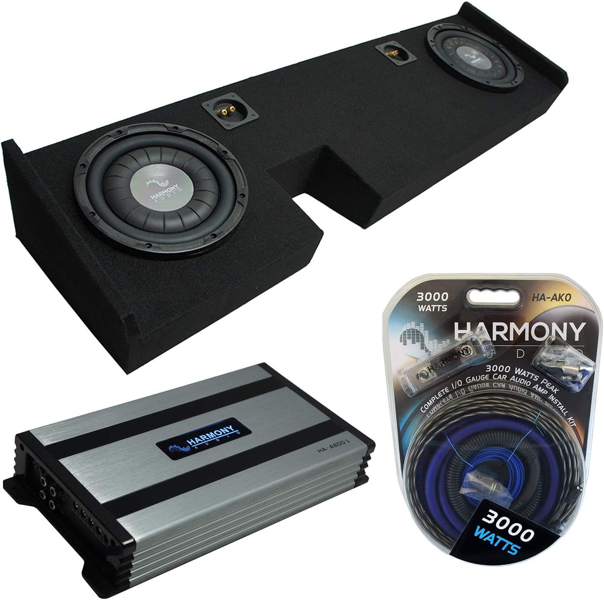 10 Subwoofer with Amp and Sub Box C1801