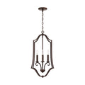 4 Light Bronze Foyer Light D5155