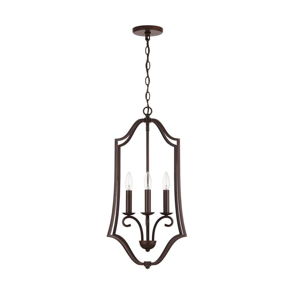 4 Light Bronze Foyer Light D5155