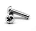 #10-24 x 1 1/4 Coarse Thread Machine Screw Round Head Zinc Plated T34469