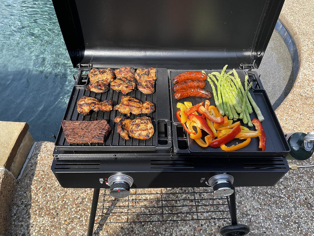 400 Sq Inch Double Griddle with Stand and Carry Bag Y809081