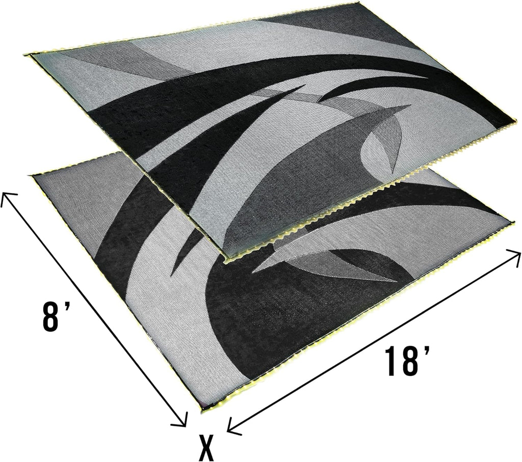 8-Feet x 18-Feet Reversible RV Camping Mat R373486