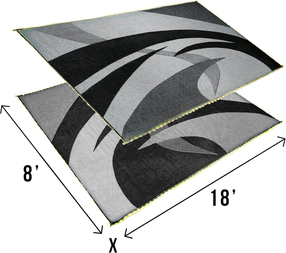 8-Feet x 18-Feet Reversible RV Camping Mat R373486