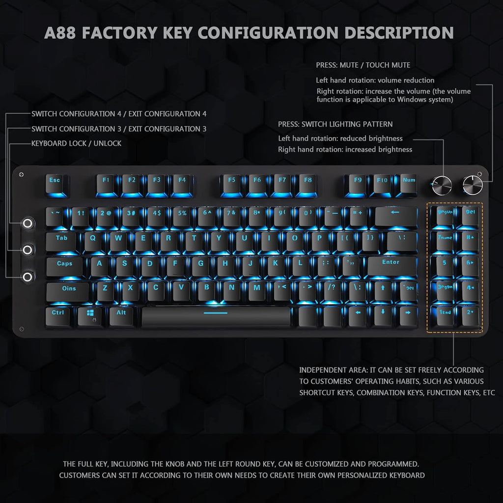 Wired Mechanical Gaming Keyboard J775