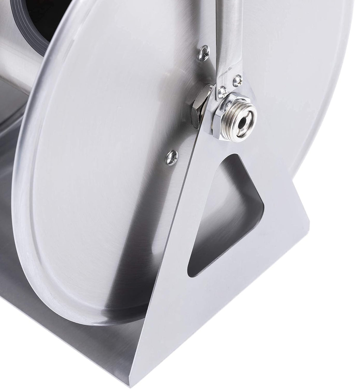 Stainless Steel Hose Reel 80-Feet 5/8 Hose Capacity I338