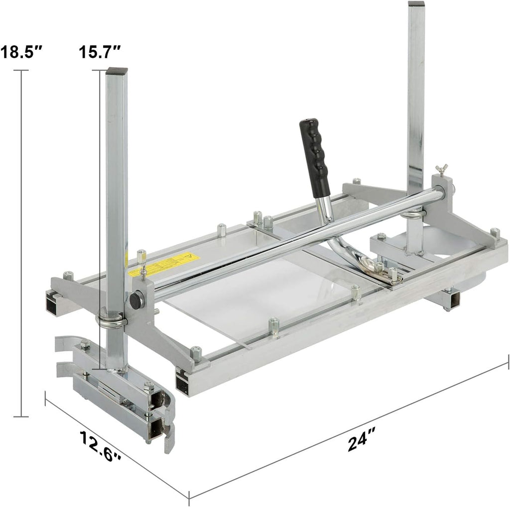 Portable Chainsaw Mill 24 Inches Aluminum Steel T645173