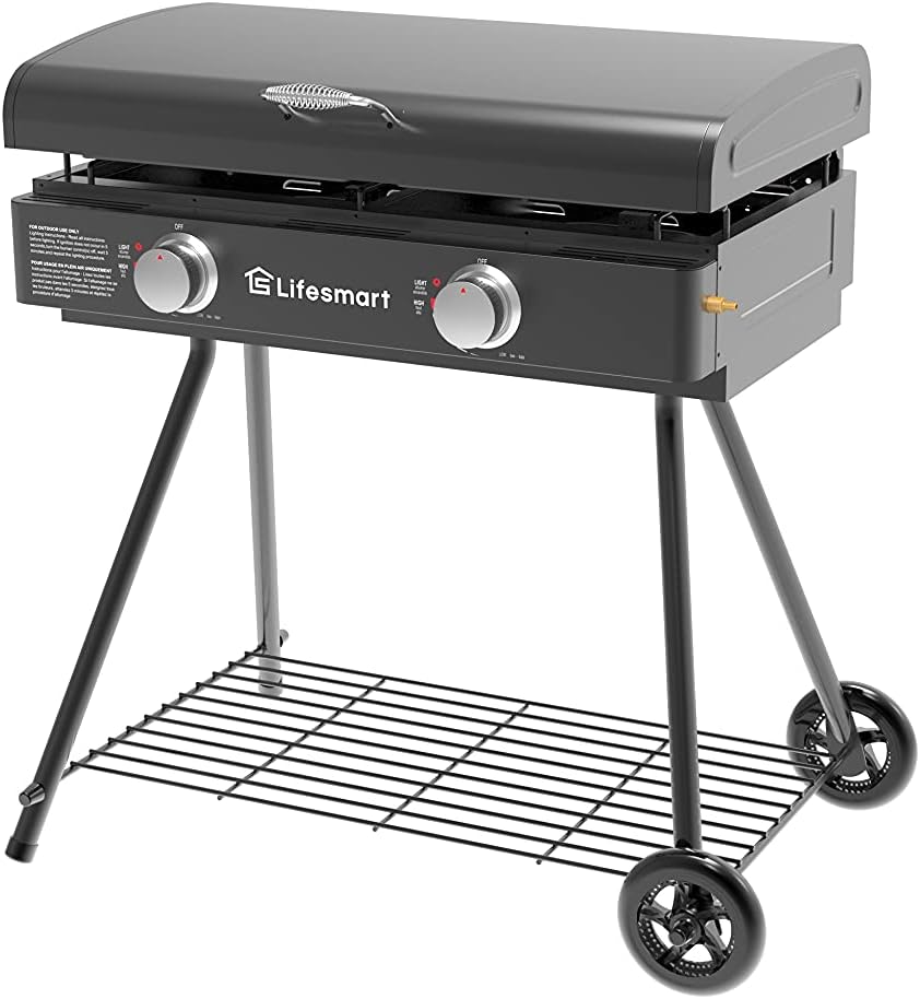 400 Sq Inch Double Griddle with Stand and Carry Bag Y809081