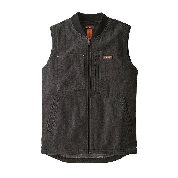 Men's Hemp Canvas Vest Black XL I34337