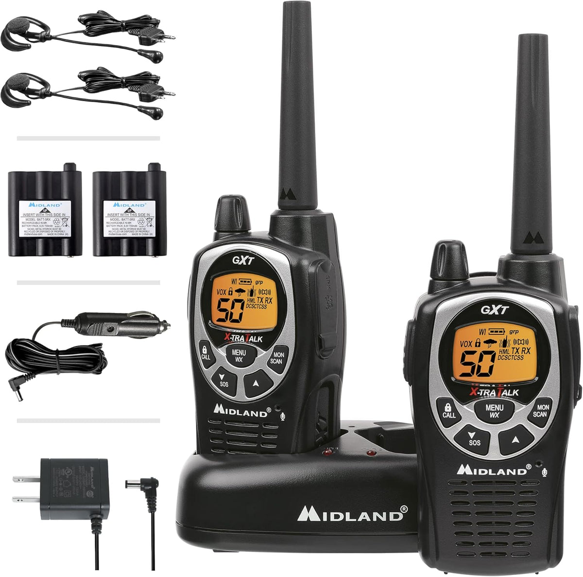 50 Channel Waterproof GMRS Two-Way Radio 3-Pack A48174