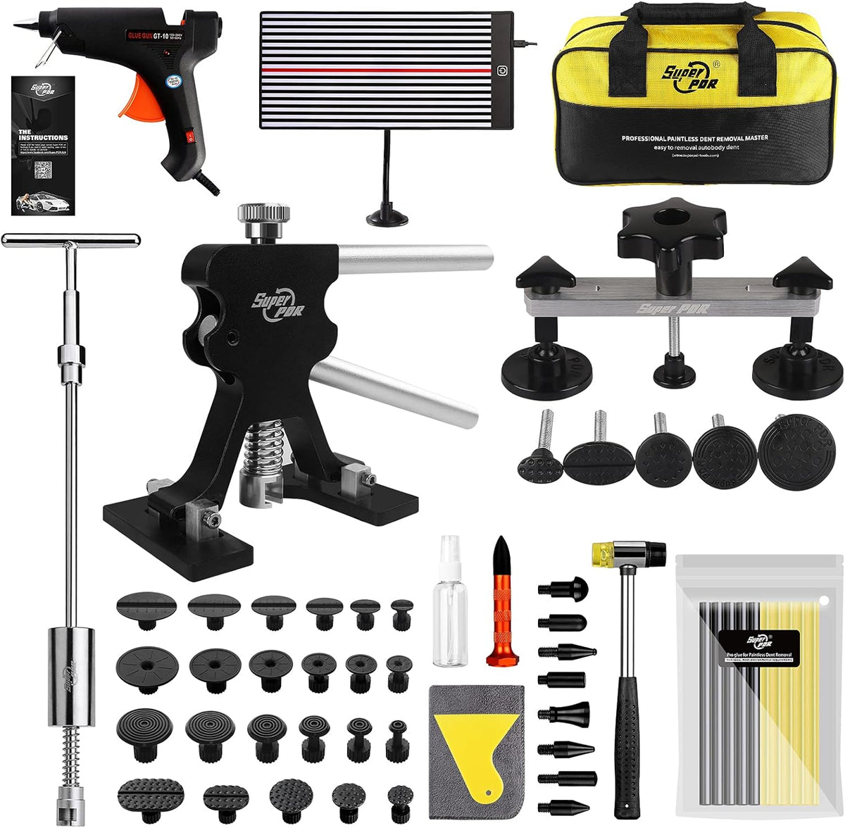 Dent Repair Kit with LED Light Board and Storage Bag U18734