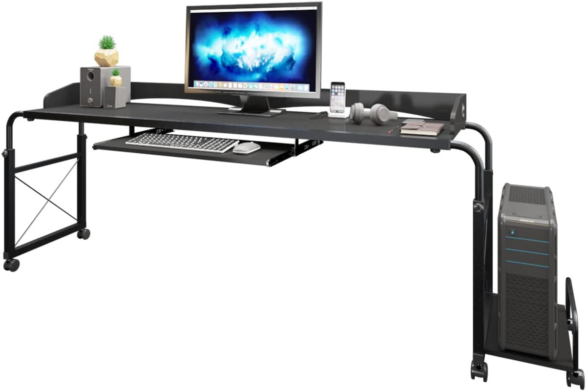 Adjustable Mobile Overbed Table with Wheels I890