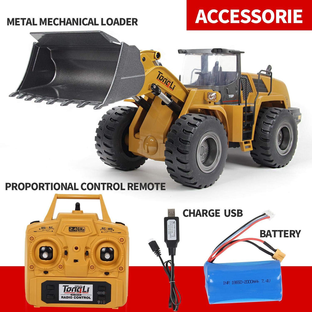 1:14 Metal Remote Control Construction Loader R4693