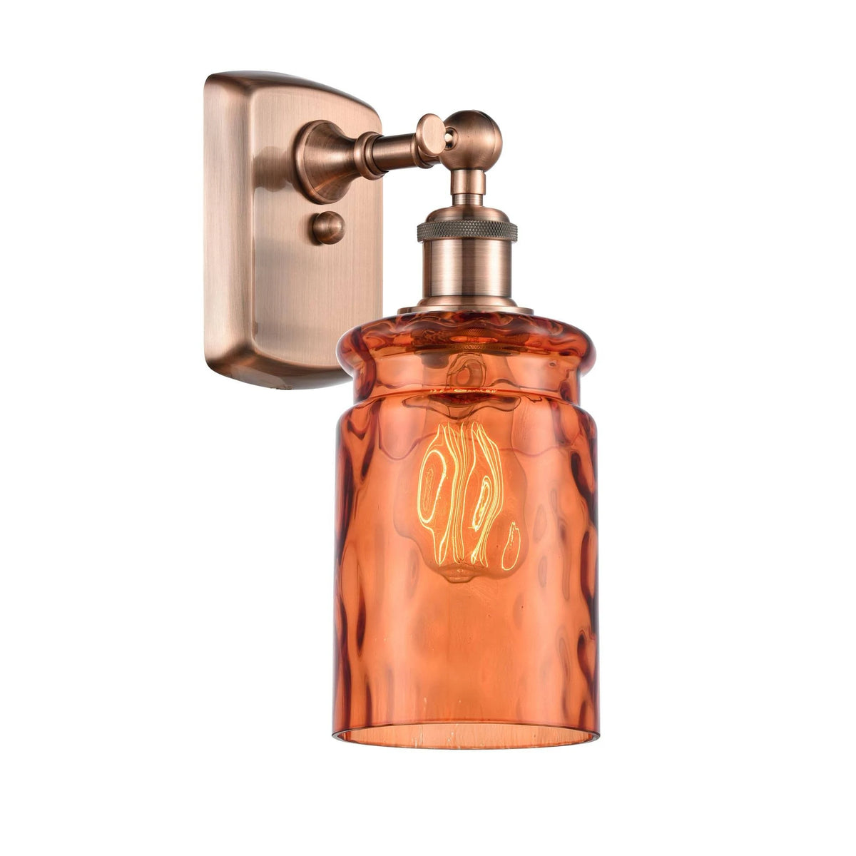 Antique Copper 1 Light Sconce I579