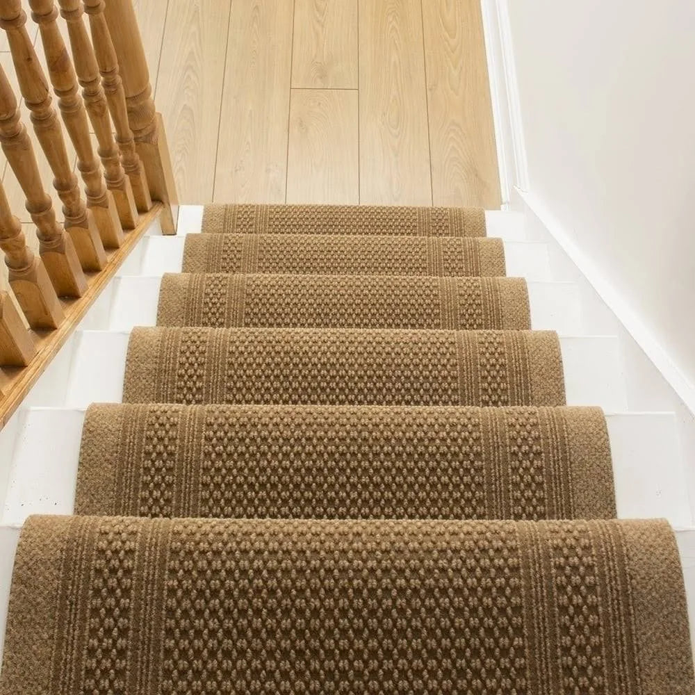 Aztec Beige Stair Carpet Runner E4099