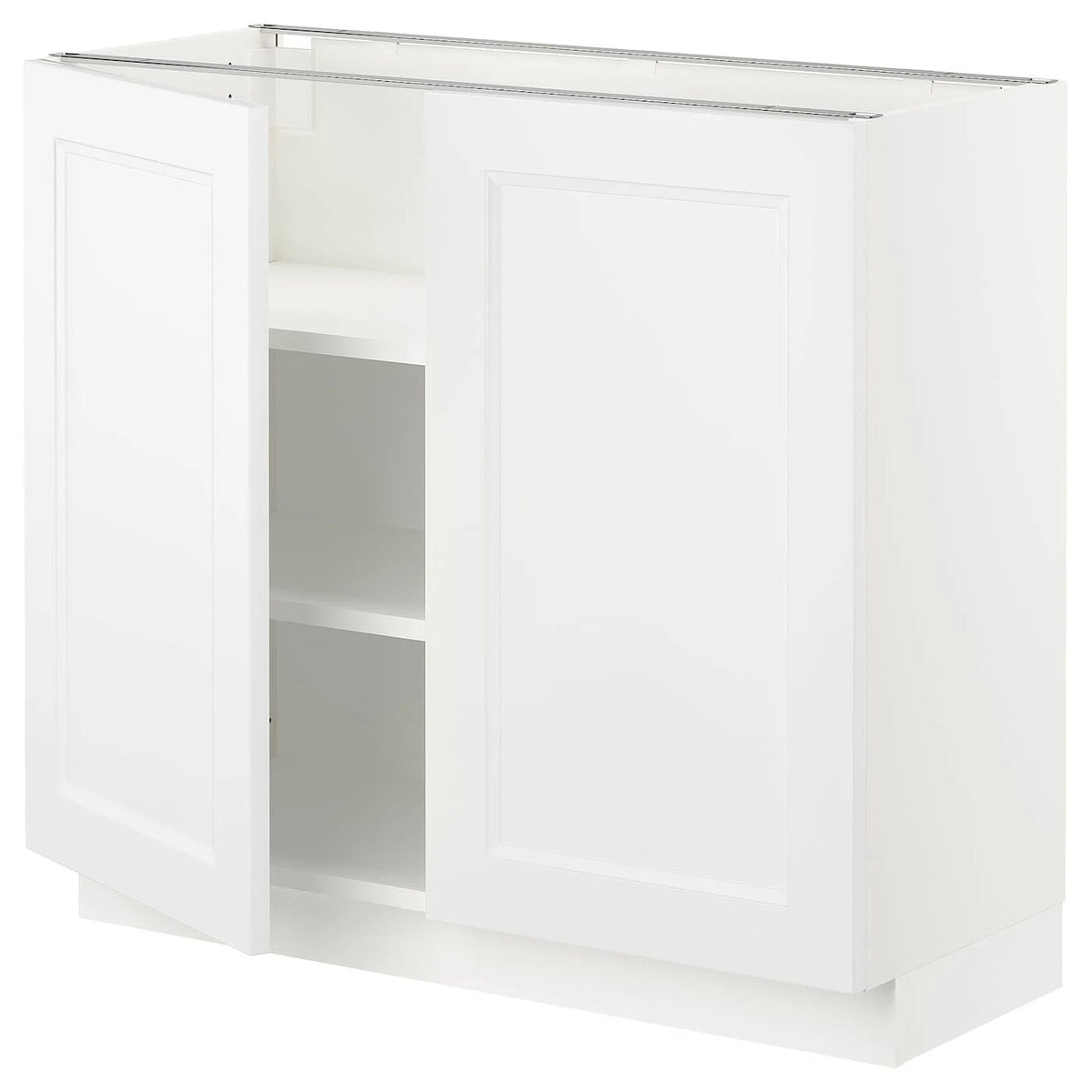 White Base Cabinet with 2 Doors V109